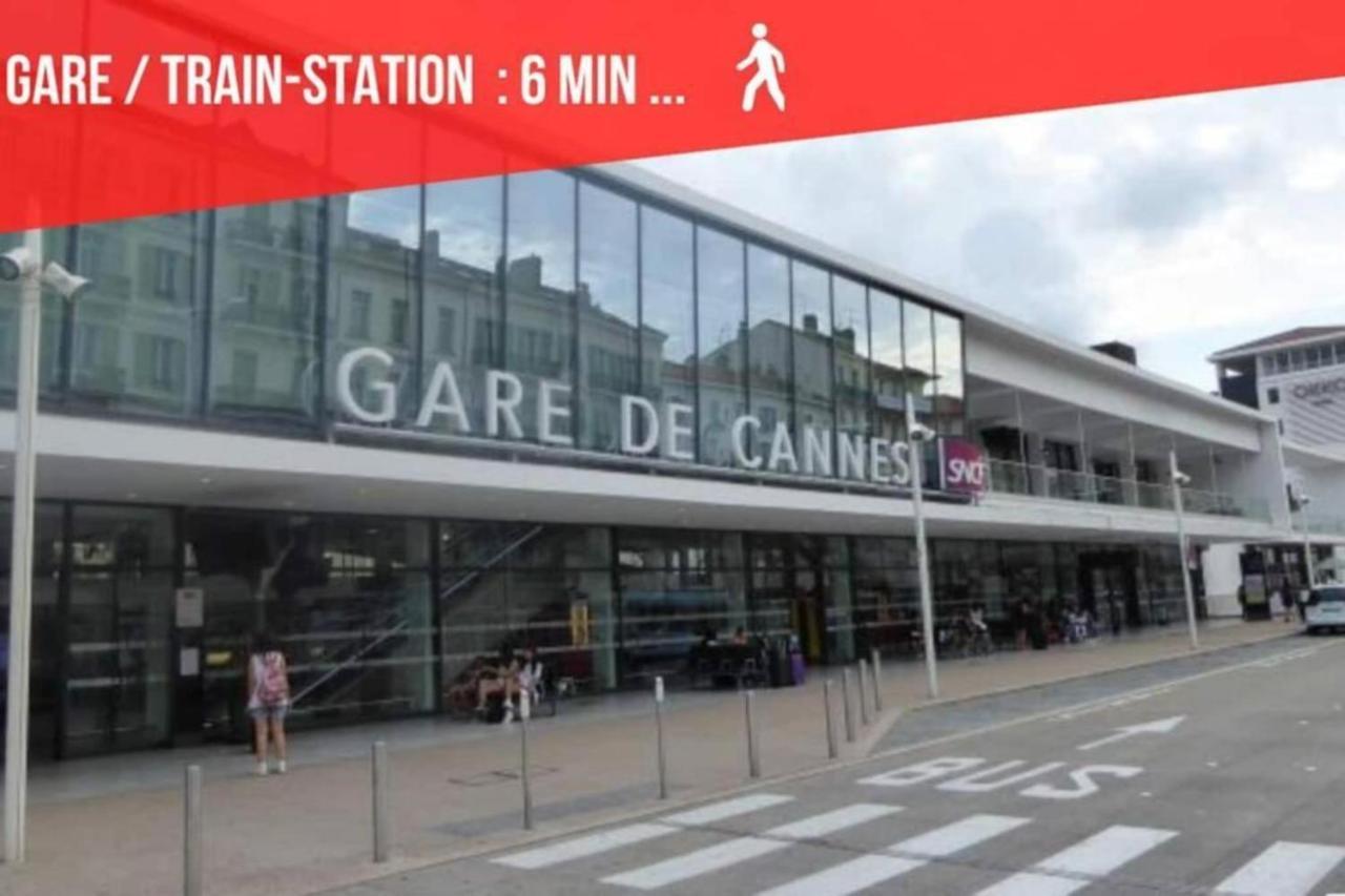 Cocoon Center - Rue D'Antibes - 200M Plage- Clim - Wifi - Unique Cannes Luaran gambar